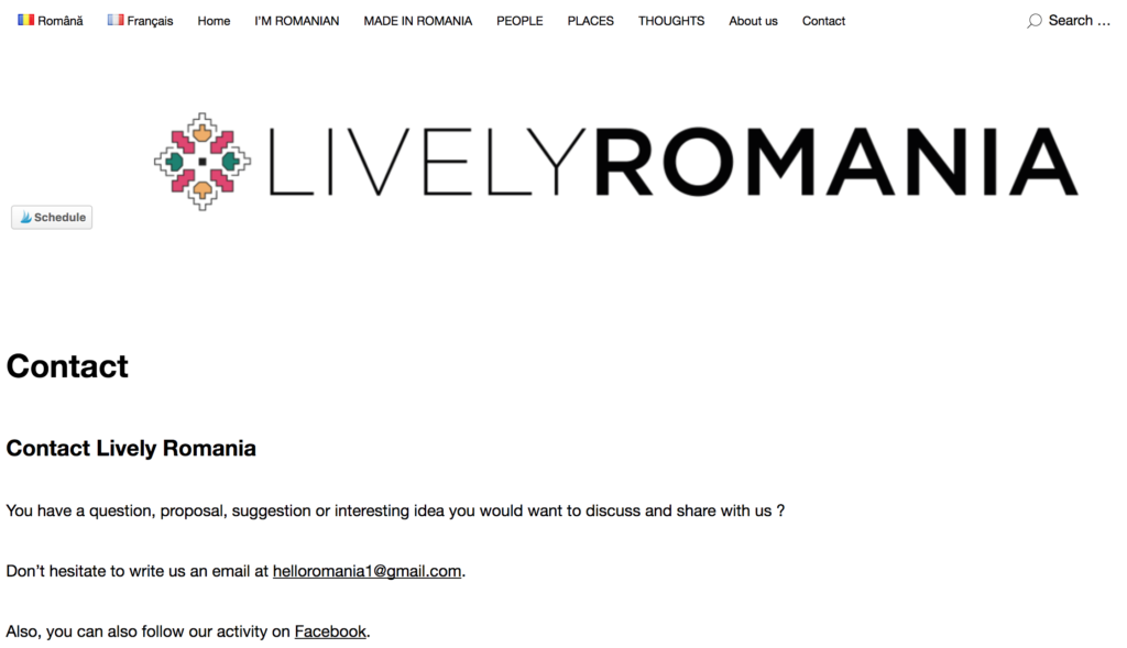 contact, lively romania, email livel